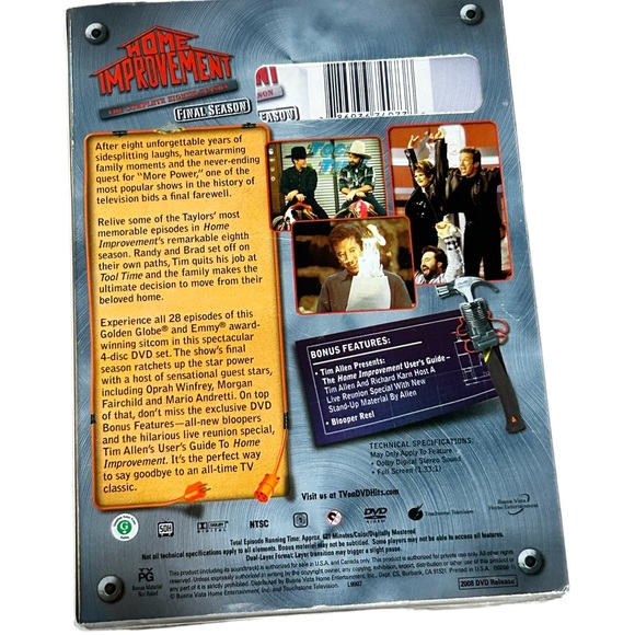 New Classic Comedy Tv Show Home Improvement Dvd Set Final Season - Picture 2 of 2